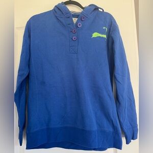 Cuffy’s Cape Cod Sweatshirt S Blue Pullover Coastal Preppy Hoodie